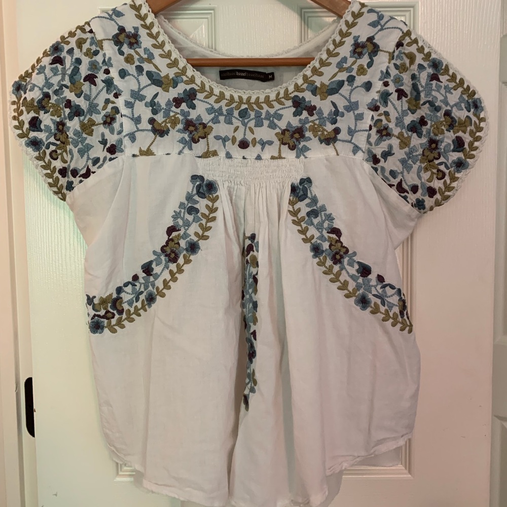 Anthropologie babydoll top